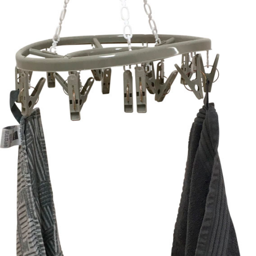 Berger Mini Wäschespinne Kunsstoff Rund 27 cm inkl. Wäscheklammern - Wäsche & Trocknen