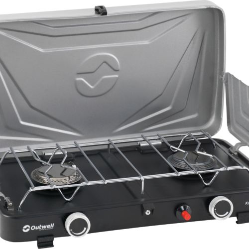 Outwell Kartuschen Gaskocher Katmai Duo mit 2 Kochstellen / 6000 W - Kartuschenkocher