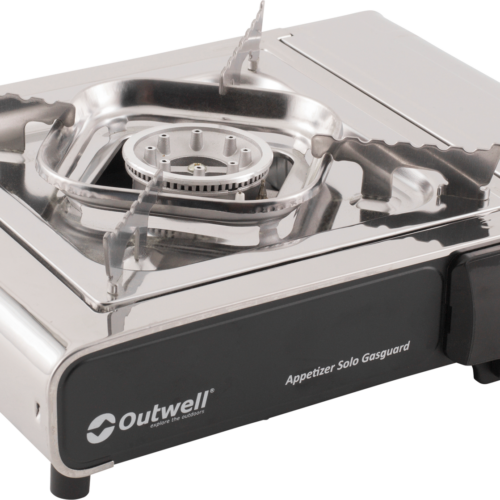 Outwell Appetizer Etna Solo Gasguard Gaskocher Edelstahl mit Zündsicherung - Kartuschenkocher