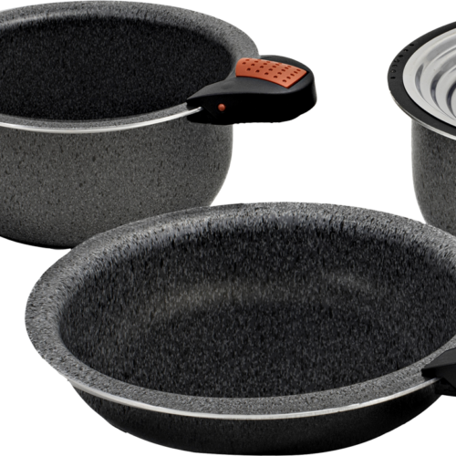 Beaver Brand Topfset Artepetra 8-tlg. - Kochgeschirr-Sets