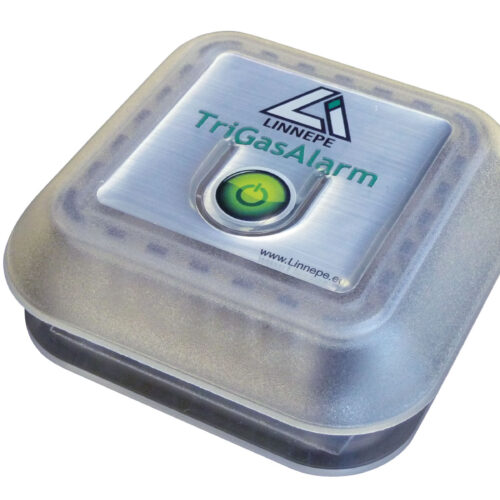 Linnepe TriGasAlarm Gaswarner 9 x 9 x 4 cm - Lecksuche, Gasmessung & Gaswarnung
