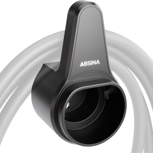 Absina Wandhalterung für Elektroauto Ladekabel Typ 2 bis 10 Meter - Sonstiges Stromzubehör