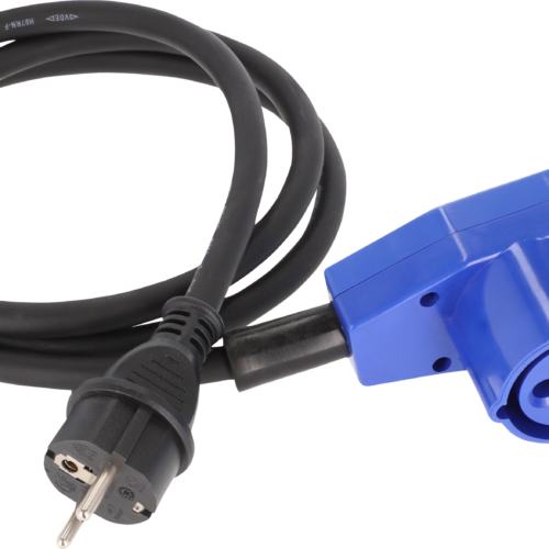 Berger Adapterleitung CEE-Winkelkupplung 3-polig und Schutzkontakt-Stecker 1,5 m - CEE-Kabel