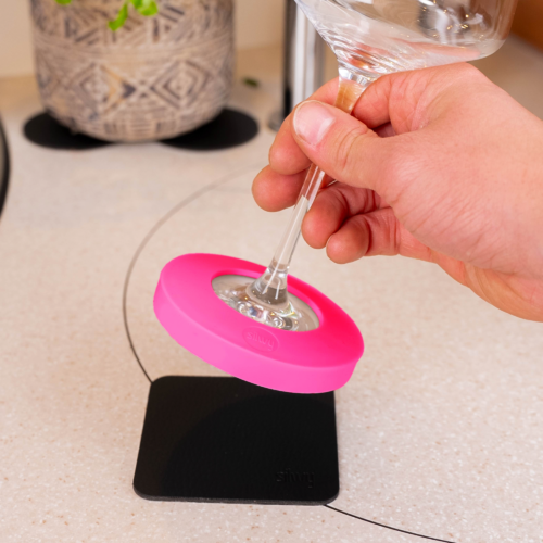 Silwy Magnet-Kondom für Stielgläser inkl. Pad pink - Halterungen und Befestigungen