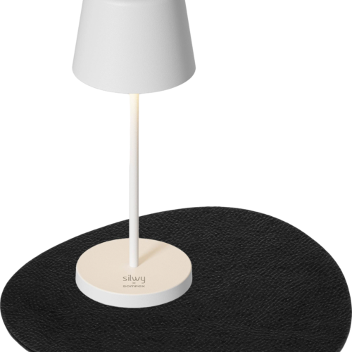 Silwy LED-Magnet-Leuchte Monaco akkubetrieben inklusive Platzset weiß - Tischleuchten