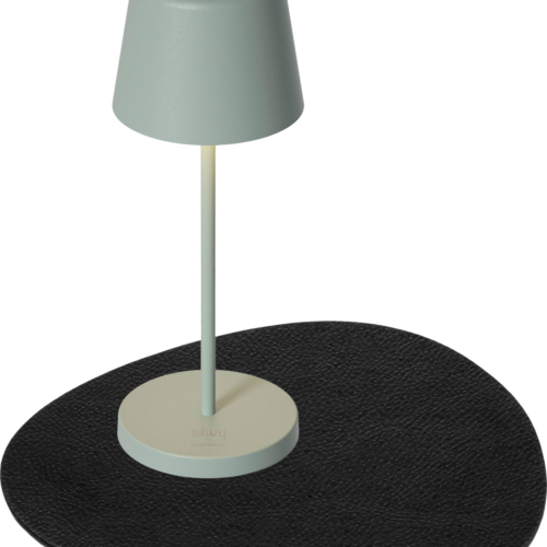 Silwy LED-Magnet-Leuchte Monaco akkubetrieben inklusive Platzset olivgrün - Tischleuchten