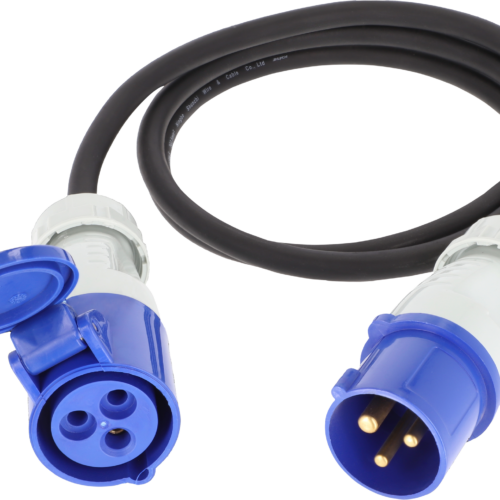 Berger CEE-Verbindungsleitung CEE-Stecker und CEE-Kupplung 5 m - CEE-Kabel