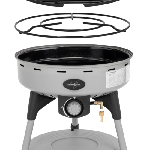 Brunner  Devil BBQruiser HT Roundgrid Gasgrill tragbar 50 mbar - Gasgrills
