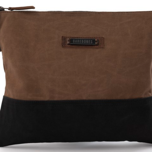 Barebones Reißverschlusstasche neelum large zipper pouch khaki - Kulturbeutel
