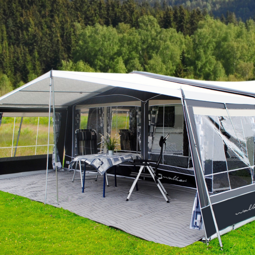 Walker Atrium 300 Vorzelt Anthrazit Stahl 1110 Umlaufmaß 1096-1125 cm - Wohnwagenvorzelte