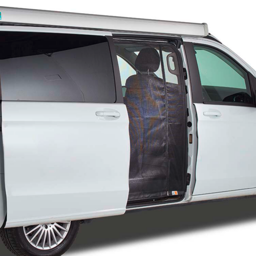 Mayr Planen VanQuito Moskitonetz MB V-Klasse 2014 / Vito / Marco Polo mit Magnet-Reißverschluss Schiebetür feinmaschig - Türvorhänge & Fliegengitter