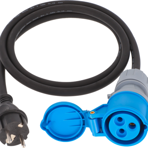 Berger Adapterleitung CEE-Kupplung und Schutzkontakt-Stecker 5 m - CEE-Kabel