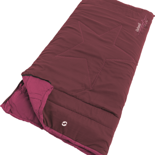 Outwell Schlafsack Champ Kids Deep Red Kinderschlafsack 150 x 70cm - Schlafsäcke