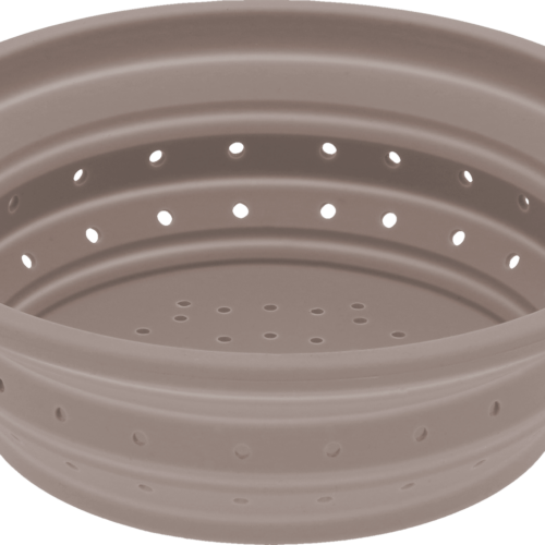 Berger Küchensieb faltbar Größe S (⌀ 18 cm) grau - Faltgeschirr und Faltschüsseln