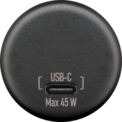 Wentronic Einbaucharger USB-C max. 45 W - 12 / 24 V Einbausteckdosen