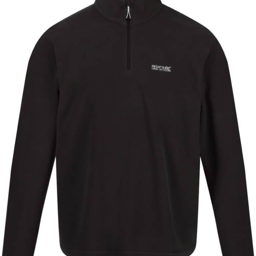 Regatta Thompson Herren Fleecepullover schwarz 4XL - Herrenshirts, -hemden & -pullover