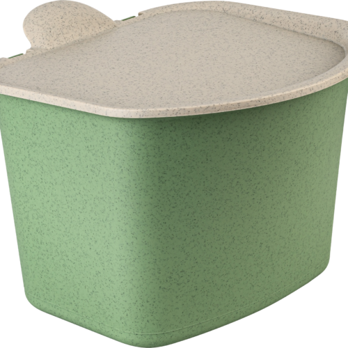 Koziol Abfall Behälter Bibo Bio nature leaf green - Abfallbehälter