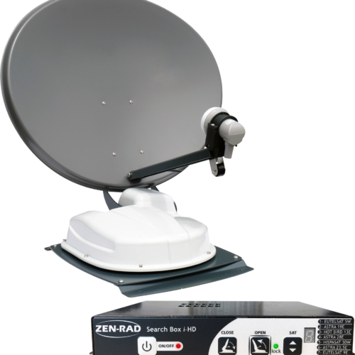 Reflexion vollautomatisches Satellitensystem Komplettkit CarSat60Alu geeignet für Wohnmobile/-wagen/Kastenwagen/LKW - Camping-Sat-Anlagen