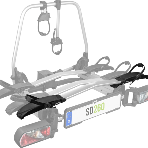 Eufab Erweiterungsschiene 3. Fahrrad für SD260 Fahrradträger Silber - Fahrradschienen