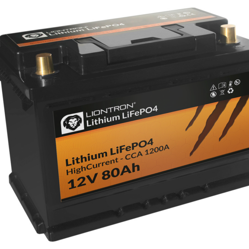 Liontron Lithium-Akku HighCurrent Hochstromfähig 12,8 V / 80 Ah / CCA 1200 A - Fahrzeug-Batterien