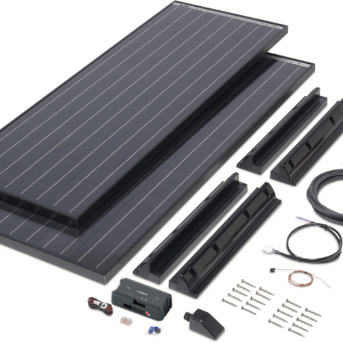 Büttner Elektronik Solar-Komplettanlage Power Blackline Solar Kit MT 300 / 2 x 150 W - Solar-Komplettsets von Büttner Dometic