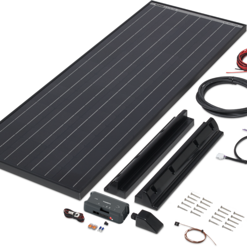 Büttner Elektronik Solar-Komplettanlage Power Blackline Solar Kit MT 150 / 1 x 150 W - Solar-Komplettsets von Büttner Dometic