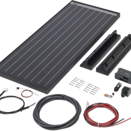 Büttner Elektronik Solar-Komplettanlage Power Blackline Solar Kit MT 100 / 1 x 100 W - Solar-Komplettsets von Büttner Dometic