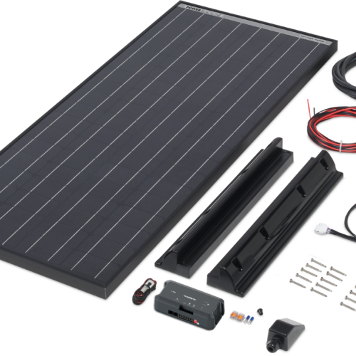 Büttner Elektronik Solar-Komplettanlage Power Blackline Solar Kit MT 130 / 1 x 130 W - Solar-Komplettsets von Büttner Dometic