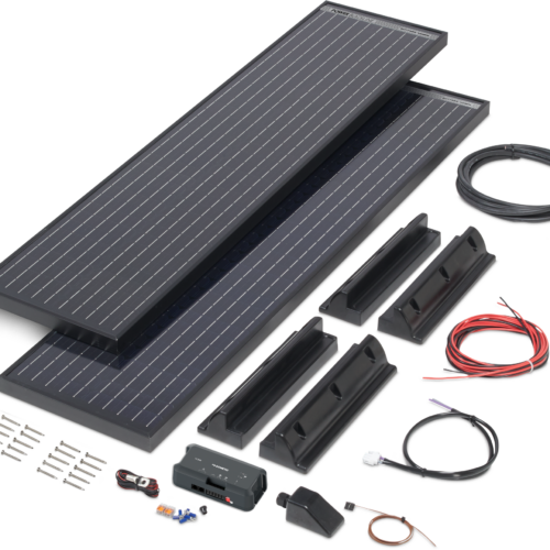 Büttner Elektronik Solar-Komplettanlage Power Blackline Solar Kit MT 150 / 2 x 75 W - Solar-Komplettsets von Büttner Dometic