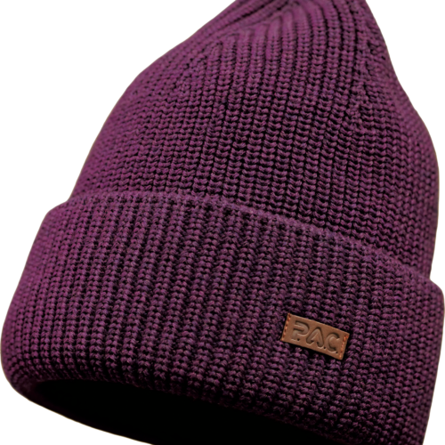 P.A.C. Alea Merino Beanie Damenmütze lila one size - Hüte & Mützen von PAC