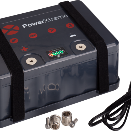 EmergoPlus PowerXtreme X30 LiFePO4 Lithium Batterie mit integriertem Ladegerät 12 V / 30 Ah - Fahrzeug-Batterien