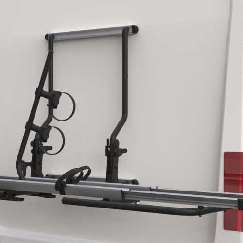 BR Systems Bike Glide Standard Fahrradträger für Wohnmobile für 2 Fahrräder, E-Bike geeignet - Heck-Fahrradträger von BR-Systems