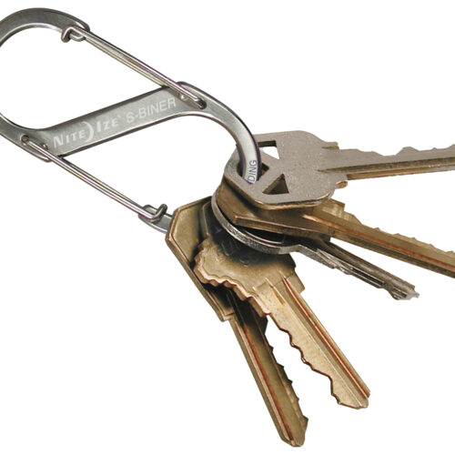 Nite Ize S-Biner Edelstahl Doppelkarabiner Silber - Transportieren & Befestigen
