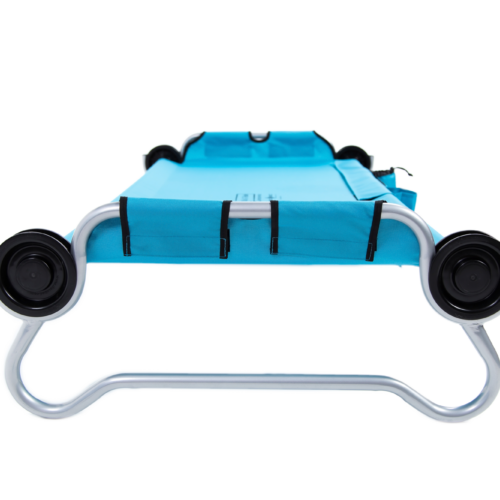 Disc-O-Bed Kid-O-Bed Einzelbett runder Rahmen ohne Seitentasche - Blau - Feldbetten