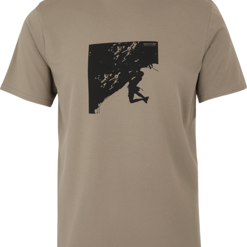 Regatta Fingal Stretch Herren T-Shirt hellbraun S - Herrenshirts, -hemden & -pullover