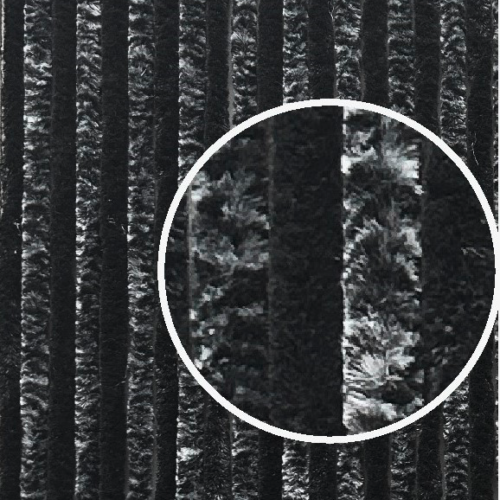 Chenille Flauschvorhang black/blackmix 185 x 56 cm - Türvorhänge & Fliegengitter von Arisol