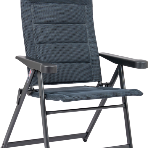 Crespo AP/237-AD-86 Campingstuhl mit 7-fach verstellbarer Rückenlehne grau - Klappstühle