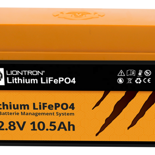 Liontron Hochleistungs Traktions‐ / Speicherbatterie LiFePO4 LX 12,8 V / 10,5 Ah - Fahrzeug-Batterien