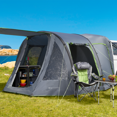 Berger Touring Easy Air Rear aufblasbares freistehendes Heckzelt für VW T5 und T6 - Reisemobil- & Busvorzelte