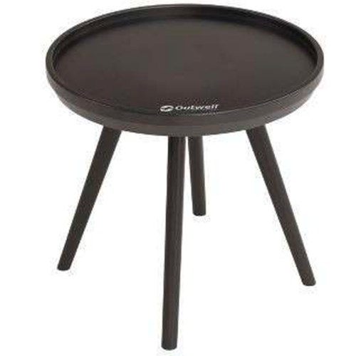 Outwell Campingtisch / Couchtisch Brim schwarz rund 50 cm - Beistelltische