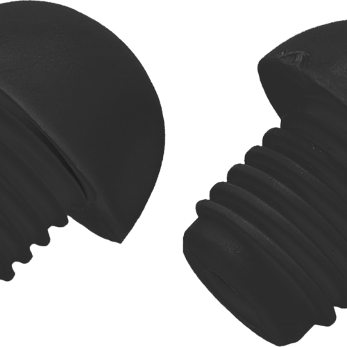 Berger Ersatz-Kunststoffkappen für Stühle im 2er Set schwarz 22 mm - Ersatzteile Berger Campingstühle