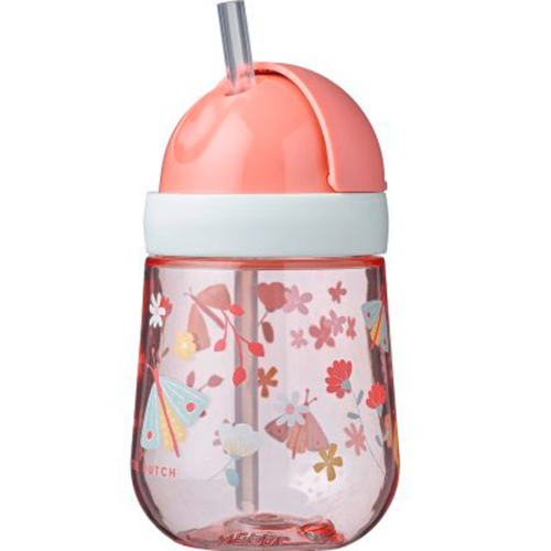Mepal Mio Strohhalmbecher 300 ml flowers and butterflies - Becher & Tassen