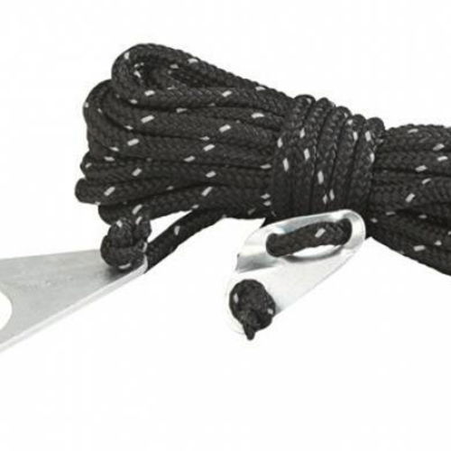 Berger Reflektierende Spannleine, 4er-Pack 4 m - Zeltheringe & Abspannmaterial