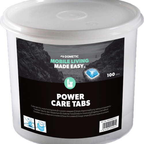 Dometic PowerCare Tabs 100 Stück im Eimer - Sanitärzusätze & -flüssigkeiten