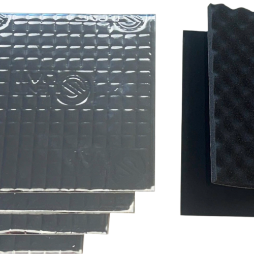 Pioneer CA-SI-UNI.001 Dämmung / Türdämmung bestehend aus 4 Platten Alubutyl / 1 Absorber / 1 Isolator - Innenverkleidung & Dämmung