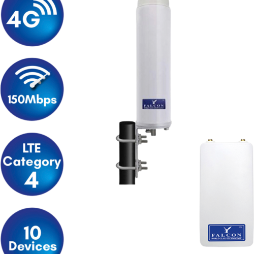 Falcon Rural 4G LTE Breitbandantenne inkl. mobilem Router 150 Mbit/s - 5G-/LTE-Antennen
