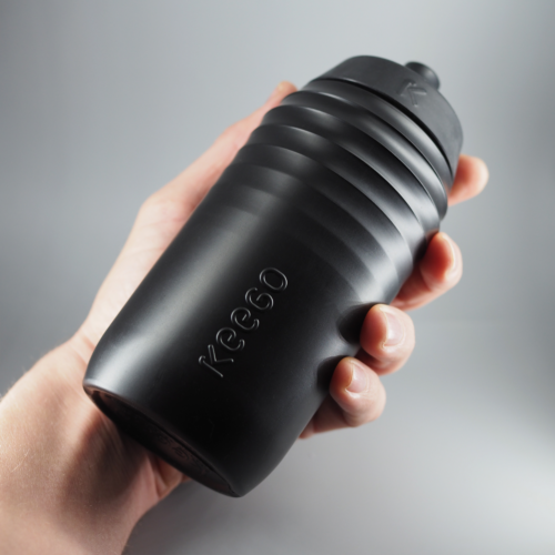 Keego Trinkflasche Sport 500 ml Schwarz - Trinkflaschen