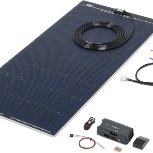 Büttner Elektronik Flat Light MT 120 FL Solaranlagen Komplettset ultraflach 1 Modul 120 Wp - Solar-Komplettsets von Büttner Dometic