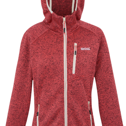 Regatta Newhill II Damen Fleecejacke mit Kapuze rot 40 - Damenjacken
