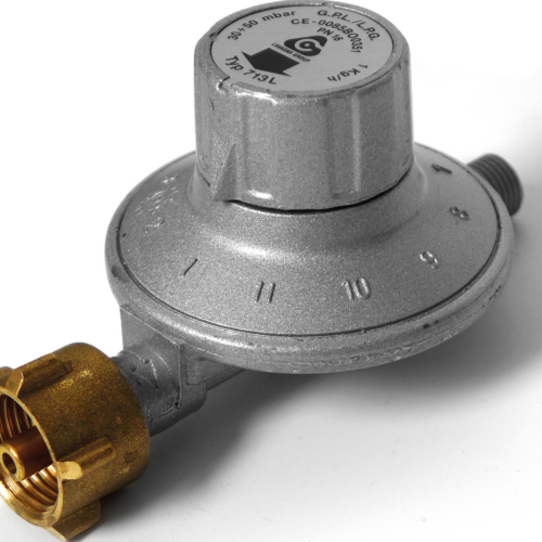Enders Gasdruckregler 1,0 kg/h, 30-50 mbar regelbar - Camping-Gasdruckregler